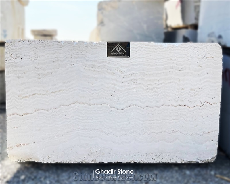 White Travertine Premium Blocks