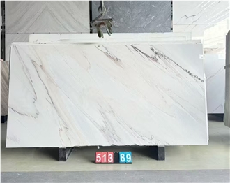 Italian Palissandro White Marble Slabs For Interior Design