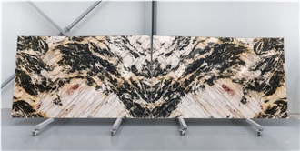 Black And White Quartzite Slabs