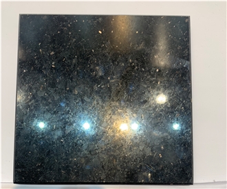 Black Galaxy Granite Polished Tiles
