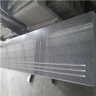 G654 Dark Grey Granite Stair Steps With Anti-Slip Lines