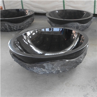 Shanxi Black Granite Sinks, Wash Basins
