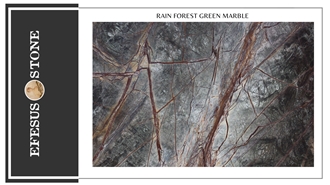 Rainforest Green Marble Slabs