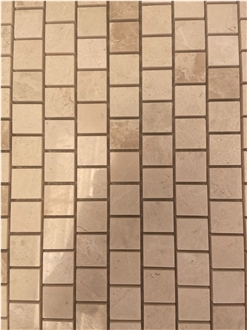 Vanilla Cream Beige Mosaic Tiles