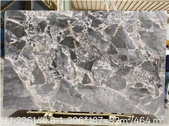 China Milano Grey Marble Slabs For Project Floor Wall Use