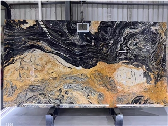 China Red Dragon Blue Marble Slabs