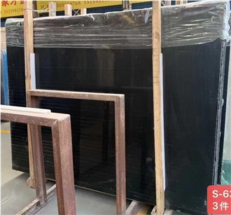 King Black Marble Slabs