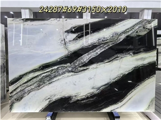 Panda White Marble Slabs Polished
