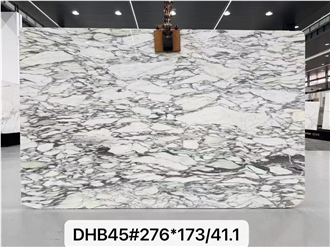 Arabescato Marble Slabs Polished