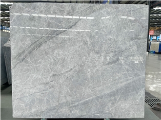 Ice Blue Grey Marble Slab Wall Tiles