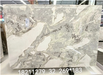 Natural Fendi White Marble Slabs