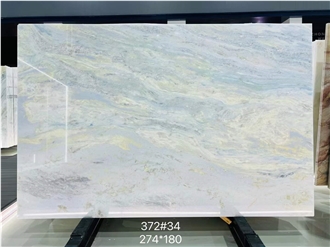 Sky Blue Marble Slab Tiles