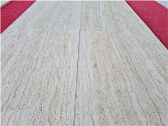 Classic Light Travertine Veincut Tiles