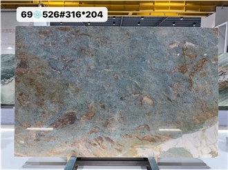Amazon Blue Quartzite Slabs