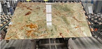Ancient Green Onyx Slabs