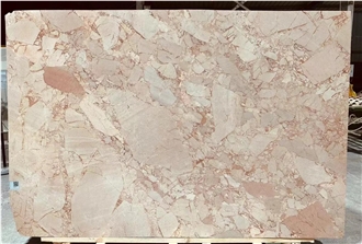 Bulgari Pink Marble Slabs Polished