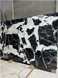 Bvlgari Black Marble Slabs Polished