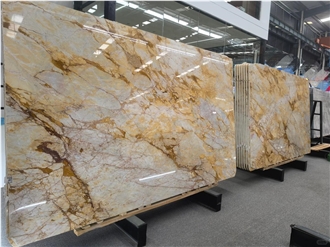 California Sunshine Marble Slabs