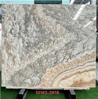 China Peacock Ink Onyx Slabs