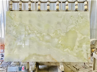 Light Green Onyx Slabs