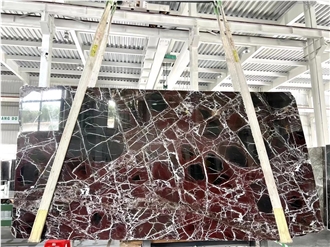 Rosso Levanto Marble Slabs Polished
