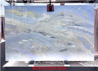 Sky Blue Marble Slabs
