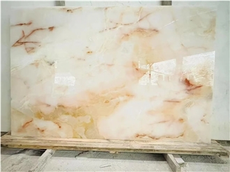 Yellow Flower Ice Onyx Slabs