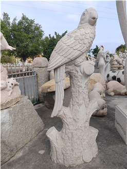 Granite Animal Bird Sculpture
