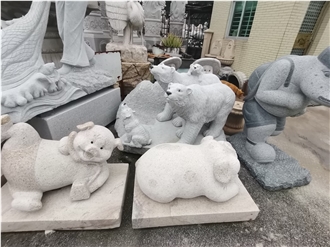 Granite Animal Sculptures Pig
