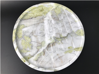 Green Jade Marble Tray For Home Decor Products