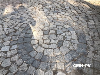 Dark Gray Granite Cobble Stones