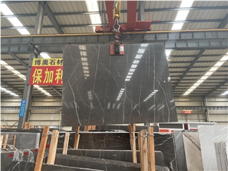 Polished Pietra Gray Marble Slabs