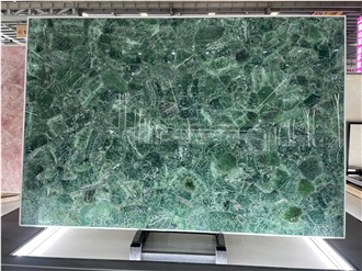 Crystal Semiprecious Stone Slabs