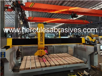 4 Axis CNC Bridge Saw Cutting Machine