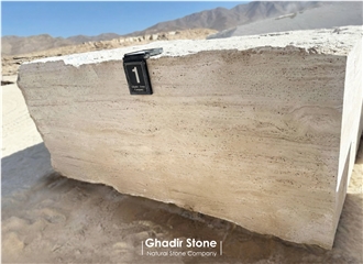 Cream White Travertine Blocks