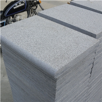G654 Granite Pool Coping - Flamed Bullnose Edge Tiles