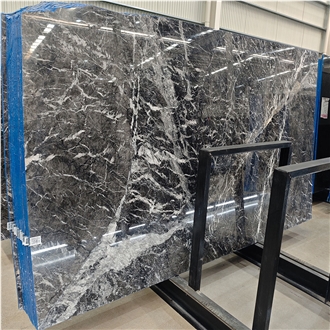 Polished Grey Marble Slab For Wall Flooring Tiles