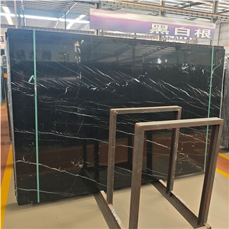 Polished Nero Marquina Marble Slabs