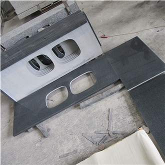 Prefab G654 Granite Kitchen Countertops Top