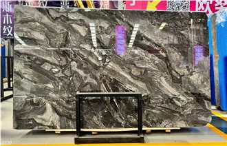 Arana Maroon Marble Slabs