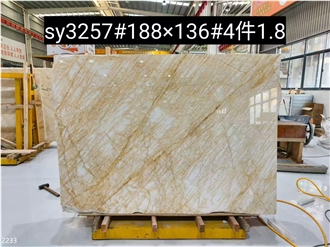 Golden Spider Marble Slabs