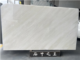 Crystal White Rhino Marble Slabs