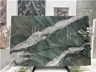 Factory Price Brazil Royal Green Quartzite Slabs