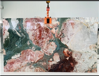 Four Seasons Pink Luxury Marble Slabs For Home Decoration