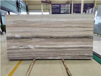 Italian Wood Grain Grey Serpeggiante Light Marble Slabs