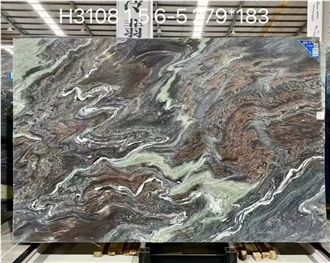 Italy Rosso Luana Marble Slabs