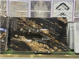 Magma Gold Granite Slabs From Brazil (Top Tier)