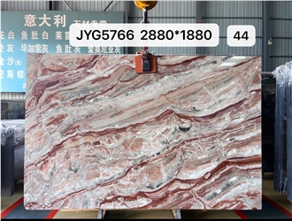 Polished Italy Monica Red Marble Slabs