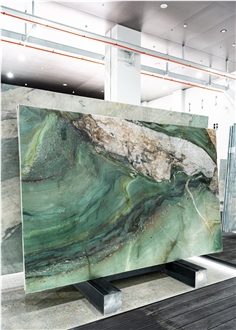 Royal Green Quartzite Slabs For Wall Tile Home Decoration