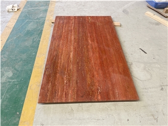 Azarshahr Red Travertine Table Tops